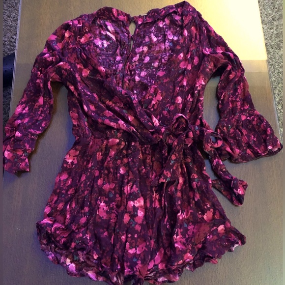 Free People Pants - Free People All the Right Ruffles Romper